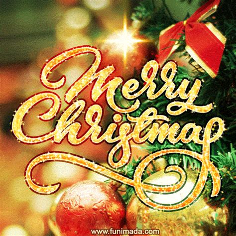 Lovely Happy Christmas GIF and Video with Merry Christmas Music ...