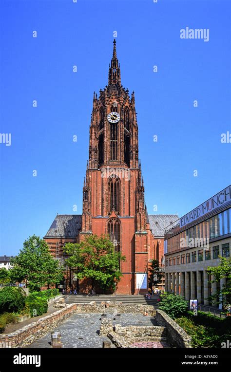 Frankfurt Cathedral Germany Stock Photo - Alamy