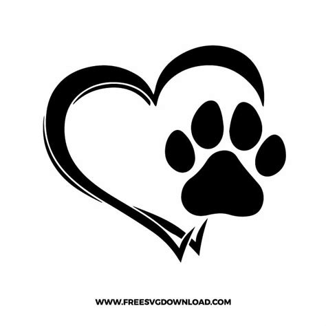 Dog Svg Paw Svg Paw Print Svg Dog Paw Svg Puppy Svg Puppy Love Sv ...