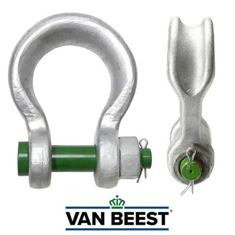 Van Beest Green Pin Shackles - Premium Lifting Shackles