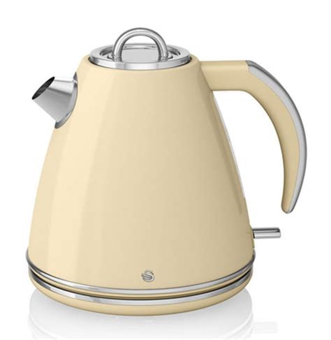 Swan Retro Kettle 1.5L - Cream - FiftiesStore.com