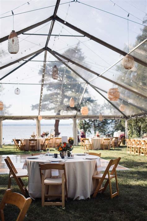 Lake Champlain Backyard Wedding in Vermont | Backyard wedding, Clear ...