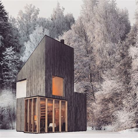 Ski Hut by Fo4a architecture | Small cabin designs, Architecture ...