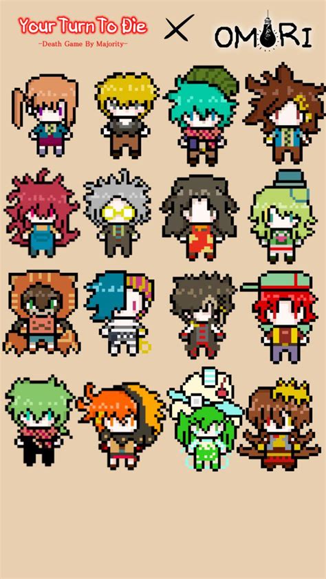 YTTD characters as Omori Pixel Sprites : r/yourturntodie