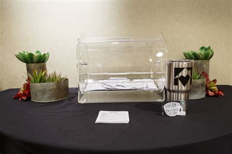 Acrylic Raffle Drum w/ Locking Door, Countertop – Clear 16″ | Dream ...