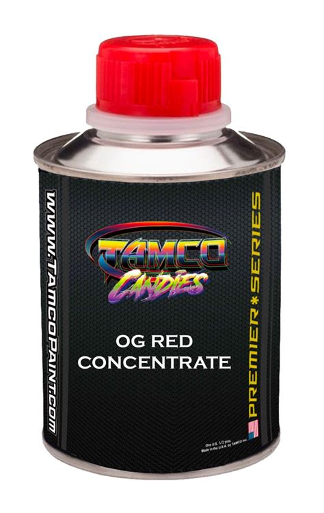 OG Red - Candy Concentrate | Tamco Paint Manufacturing | Reviews on ...