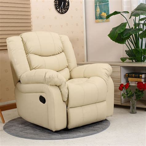 Sorrento Ivory Leather Recliner Armchair Furniture And Choice ...