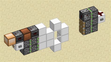 1-wide Tileable 1x2 Seamless Glass Piston Door : r/redstone