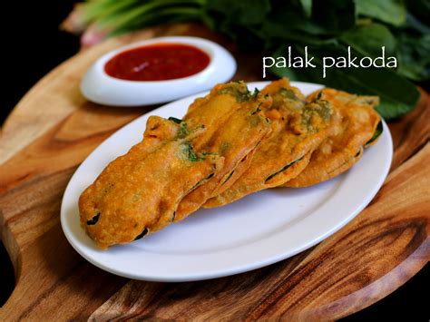 palak pakoda recipe | spinach fritters | palak pakora recipe