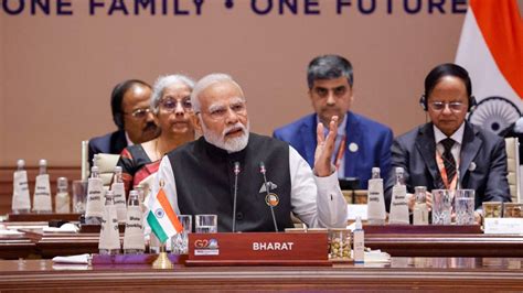 India's Modi sits behind 'Bharat' placard at G20 summit | CNN