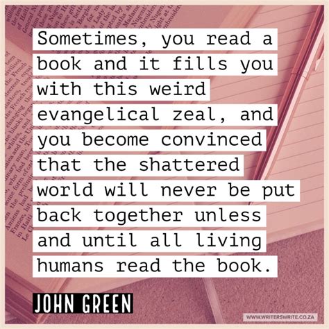 Quotable – John Green - Writers Write