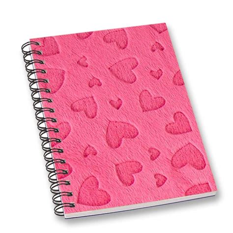 RADANYA Heart Printed Notebook Pink Notebook Stationary Journal Diary ...