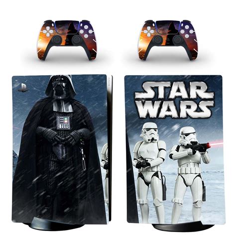 Star Wars Skin Sticker Decal For PS5 Digital Edition And Controllers ...