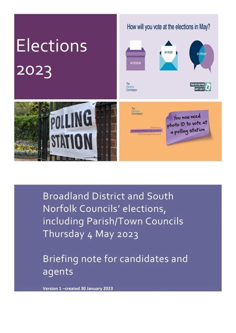 District, Parish and Town Council Elections 2023 | Pulham St Mary ...