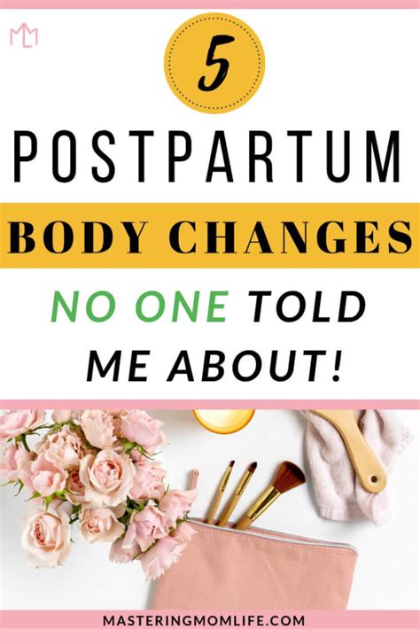 5 Shocking Postartum Body Changes and How to Cope With Them