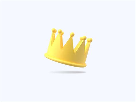 Crown 3D icon by free3dicon.com on Dribbble