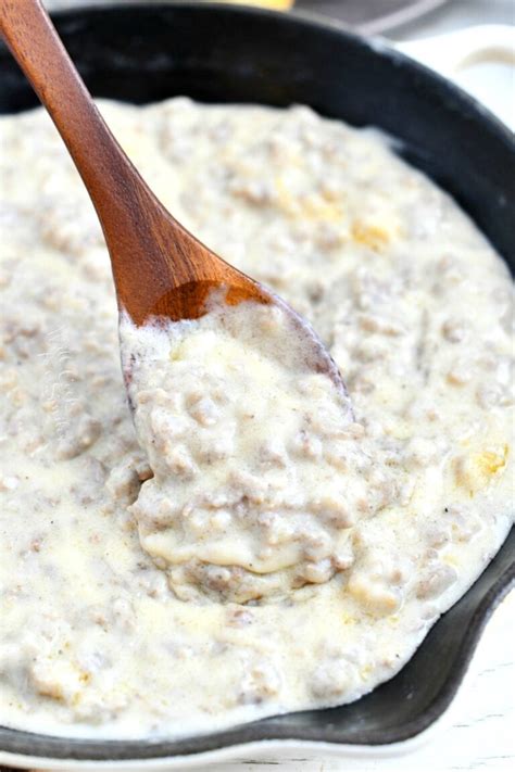 Biscuits and Gravy - Super Easy Buttermilk Biscuits and Sausage Gravy