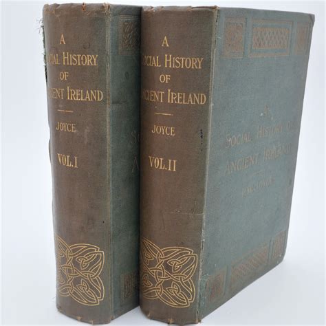 A Social History of Ancient Ireland. Two Volumes (1913) - Ulysses Rare ...