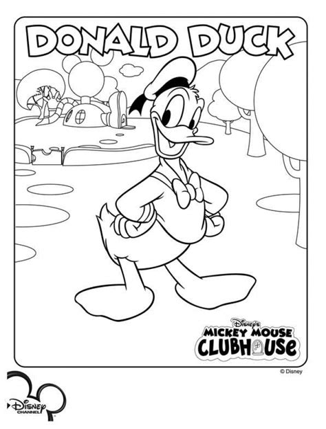 Mickey Mouse Clubhouse Coloring Pages Cartoons Disney Mickey Mouse ...