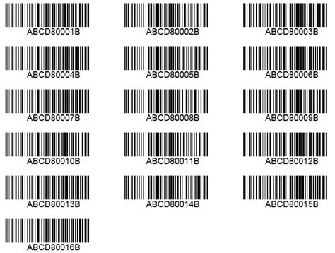 How to print a group barcodes with sequence number - Frequently Asked ...