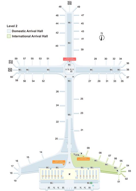 Shenzhen Bao'an Airport Terminal 3 Map, Layout, Plan of SZX