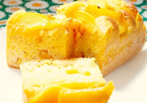 "Persimmon pound cake" recipe! Just mix the pancake mix with the ...