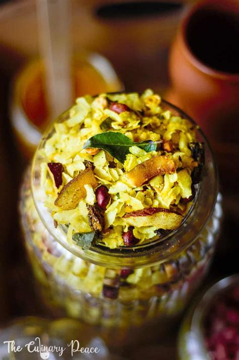 Poha Chivda Recipe with Less Oil – The Culinary Peace