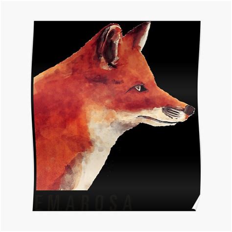 "Emarosa Versus Fox Sticker" Poster by emmaleepat | Redbubble