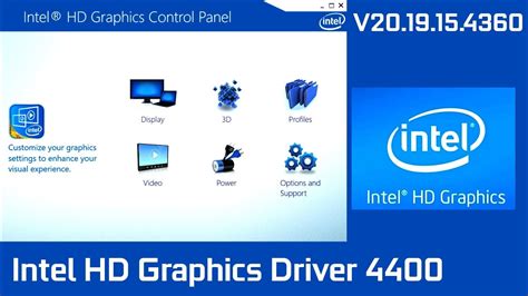 Download & Install Intel(R) HD Old Standard Driver 4400 - YouTube