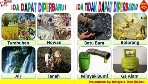 Sumayasa Dum Edukasi: Jenis-jenis Sumber Daya Alam by Sumayasa Blogspot