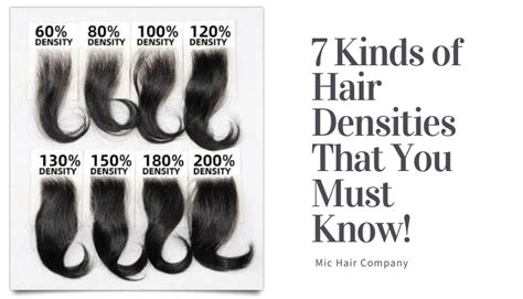 7 Kinds of Hair Densities That You Must Know