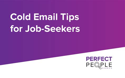 Cold Email Tips for Job-Seekers - Perfect People Search