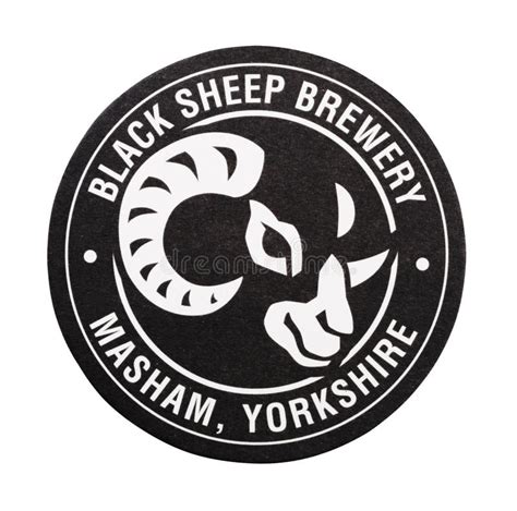 LONDON, UK - AUGUST 22, 2018: Black Sheep Brewery Beer Beermat Coaster ...