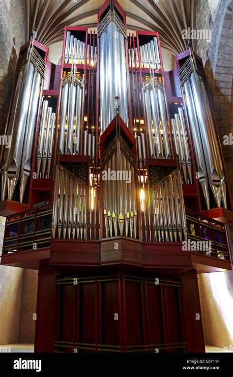 The Rieger organ. St Giles Cathedral. UK Stock Photo - Alamy