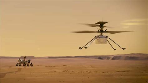 NASA's Ingenuity helicopter aces first test flight in Martian environment