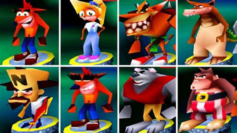 Crash Bash - All Characters + Multiplayer + Crash Carnival - YouTube