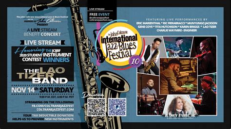 John Coltrane International Jazz & Blues Festival Presents A Live ...