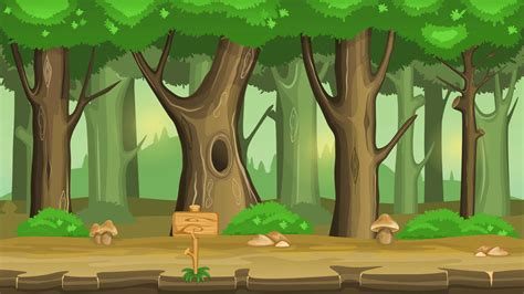 [100+] Cartoon Forest Backgrounds | Wallpapers.com