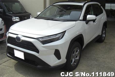 2023 Toyota Rav4 White for sale | Stock No. 111849 | Japanese Used Cars ...