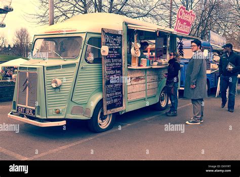 Citroen Hy Vintage Food Truck Ice Cream Hot Dog Vending Cart Mobile ...