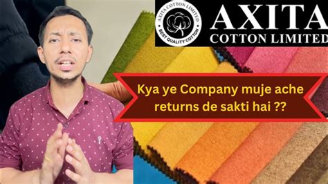 What to do with Axita Cotton | can we buy this share 🤔 | Ca Akshay Jain ...