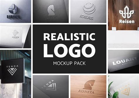 Logo mockups for exclusive branding | Renderforest