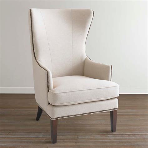 Whitney Accent Chair | High back accent chairs, Leather accent chair ...