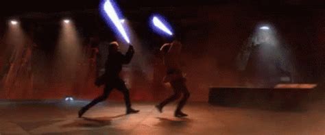 Lightsaber Duel GIF - Lightsaber Duel Starwars - Discover & Share GIFs