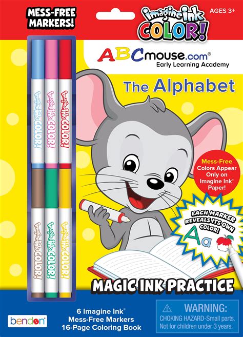 ABCmouse Alphabet Imagine Ink 16 Page Educational Workbook, Paperback ...