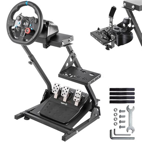 Buy Minneer PRO Racing Wheel Stand Height Adjustable with Shifter ...