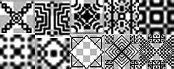 Various Black patterns for Photoshop free download