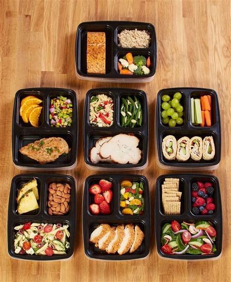 7-Day Meal Prep Containers #veggiefood | Healthy afternoon snacks ...