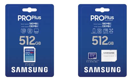 Samsung Announces Improved Speeds for PRO Plus Memory Card Line-Up ...