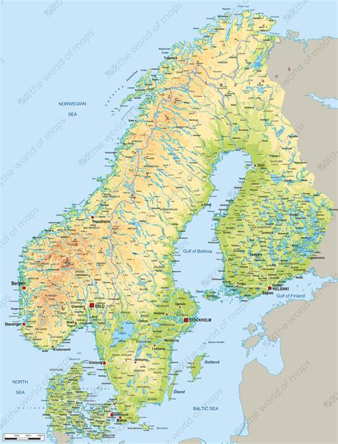 Scandinavian Map